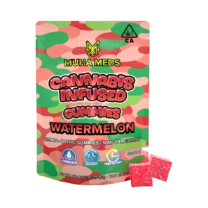 Watermelon Indica | 100MG | 10 THC Gummies | 10MG EA