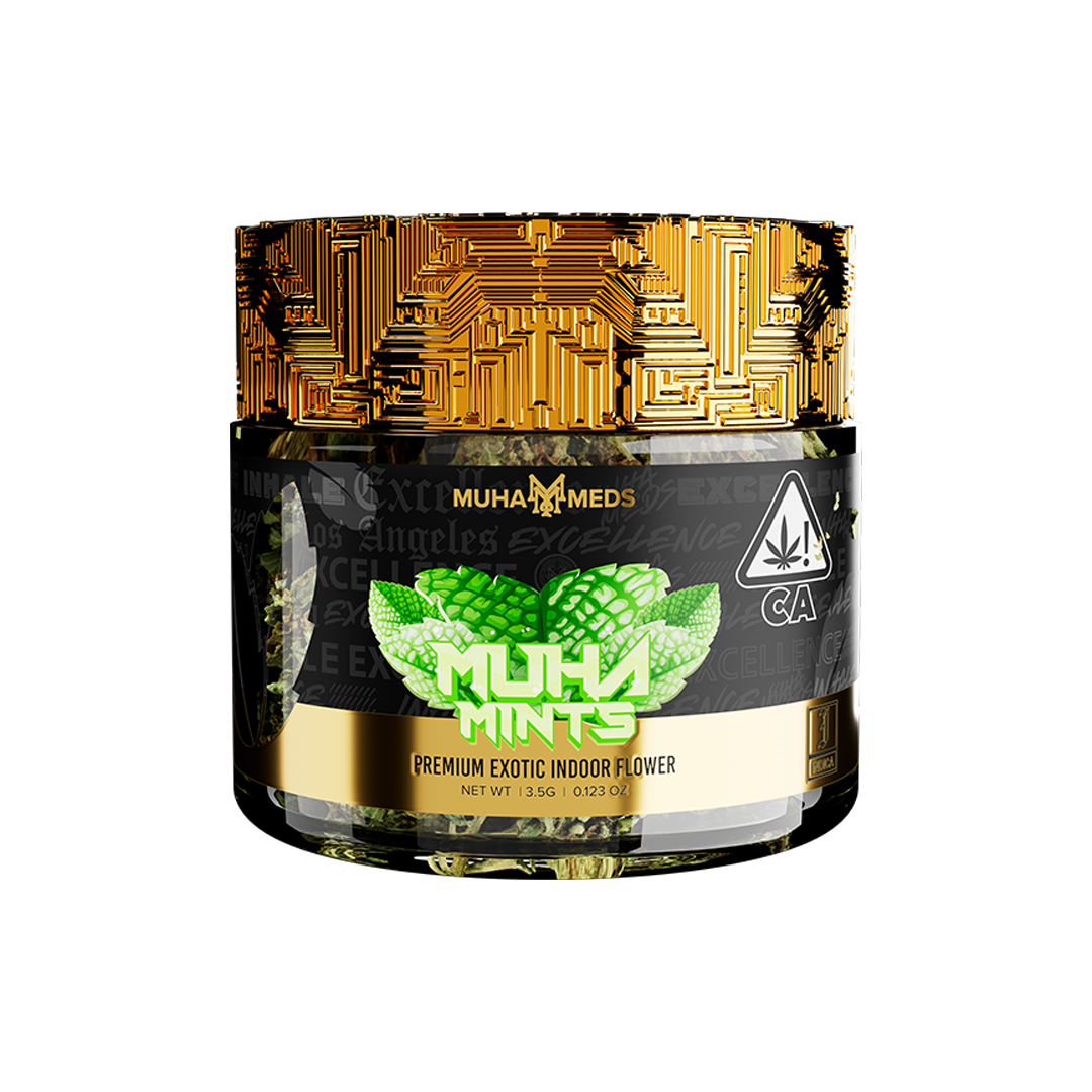 Muha Mints Indica | 3.5 GRAMS | 0.123 OZ