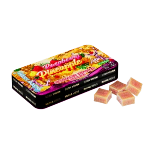 Raspberry Pineapple Hybrid | 100MG | 10 THC Gummies | 10MG EA