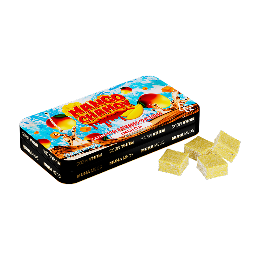 Mango Chamoy Indica | 100MG | 10 THC Gummies | 10MG EA